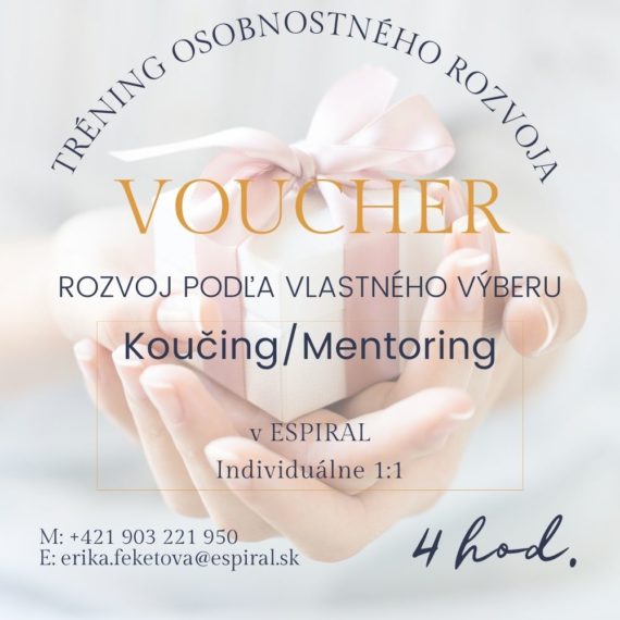 Tréning ako dar. Koučing a mentoring 4 hod